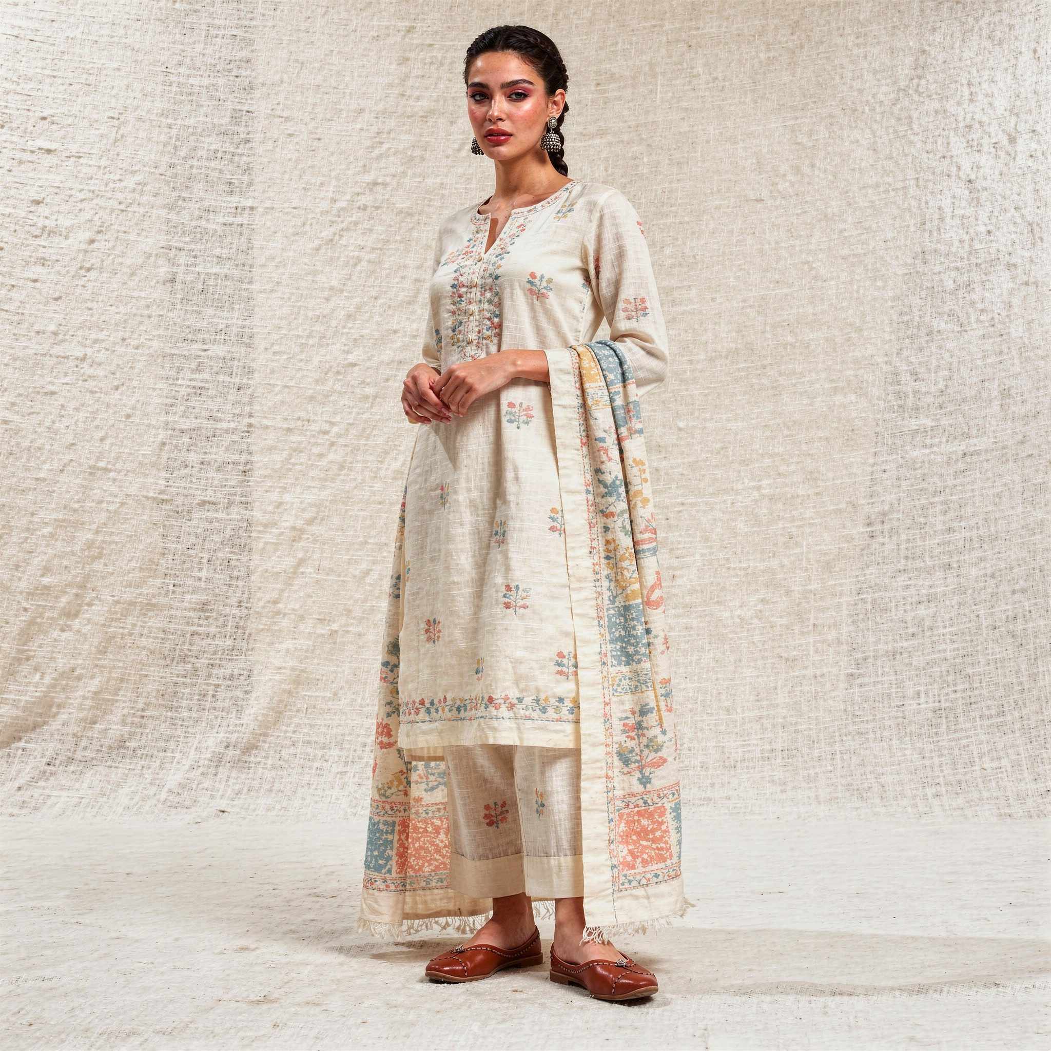 Minimal Printed Suit Set