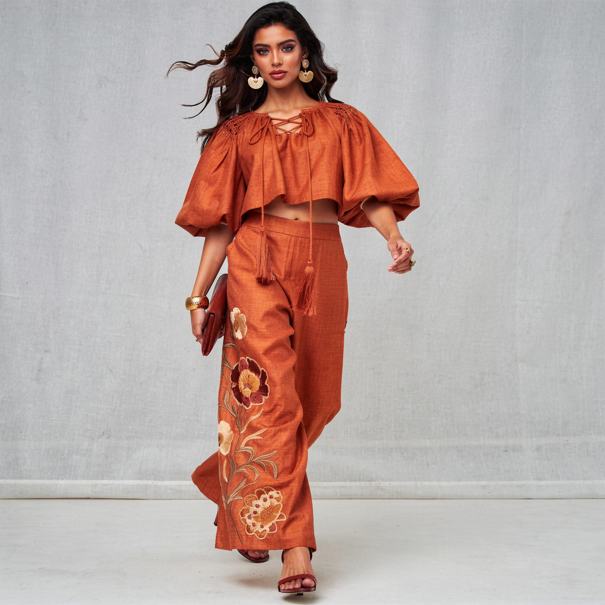 Boho Luxe Wide Leg Co Ord Set - Image 5
