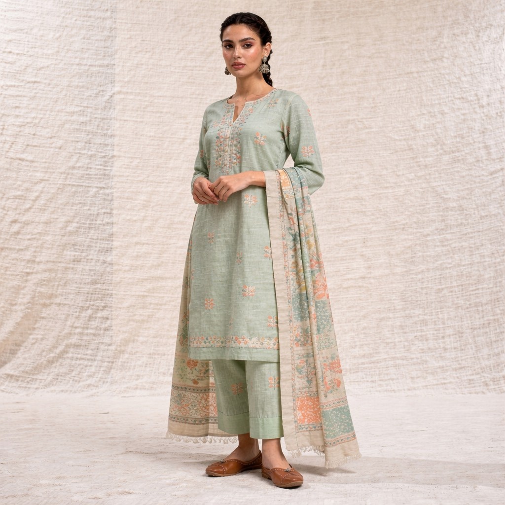 Minimal Printed Suit Set - Image 5