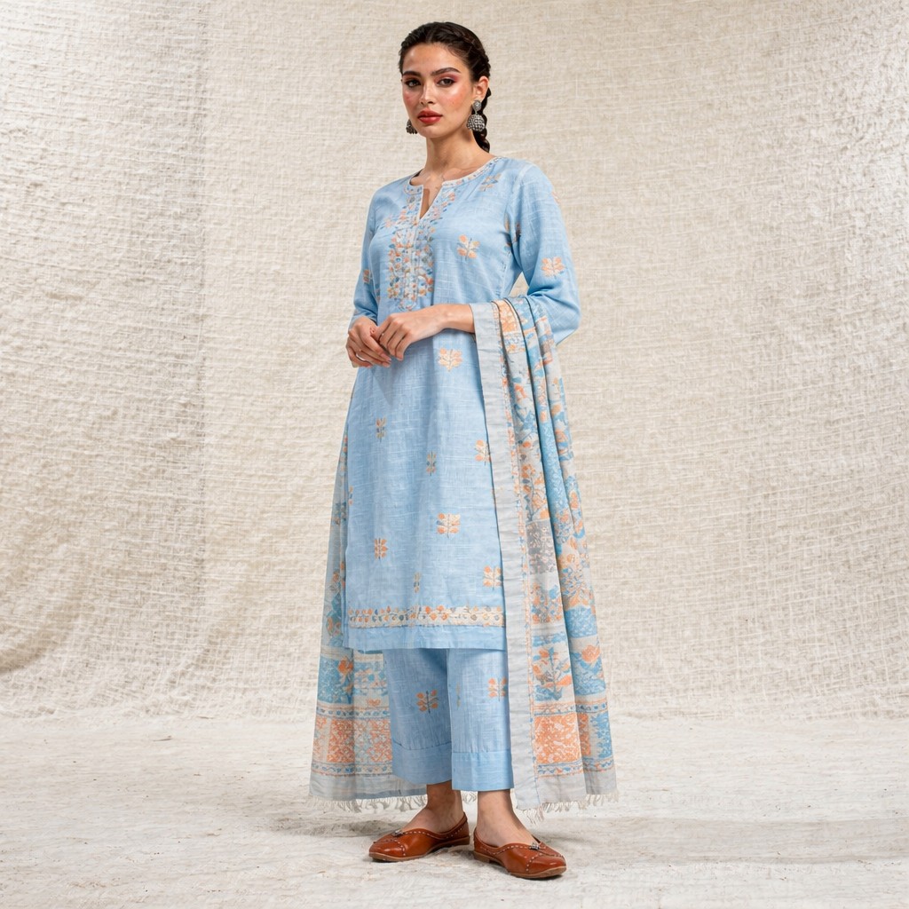 Minimal Printed Suit Set - Image 6